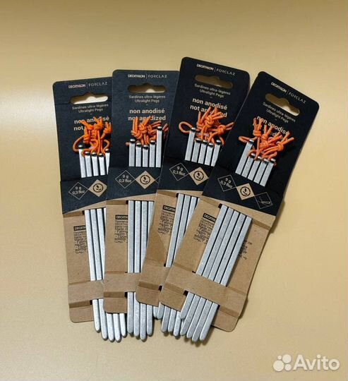 Комплект колышков Forclaz - MT900 - 10 г (x5)