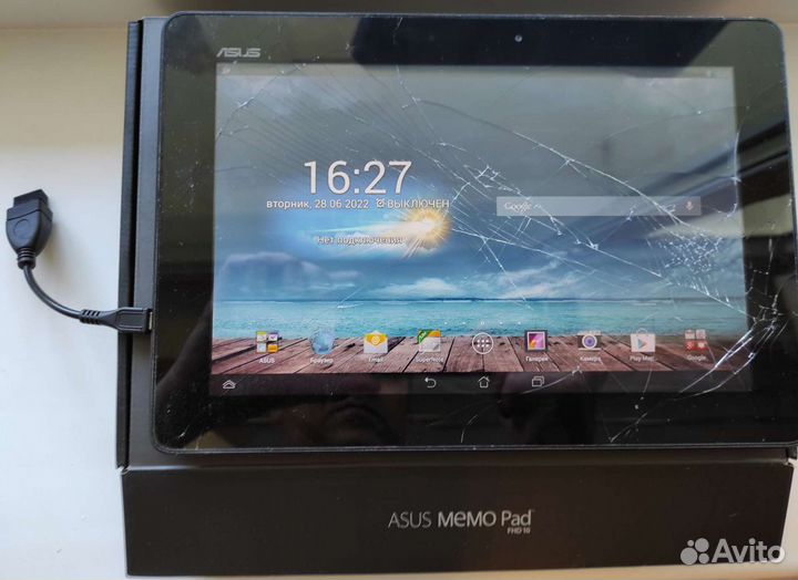 Планшет Asus me302c blue на запчасти