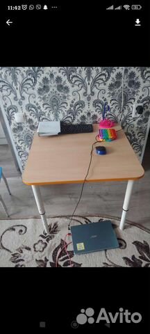 Стол детский регулируемые ножки по высоте