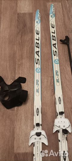 Беговые лыжи+палки для лыж