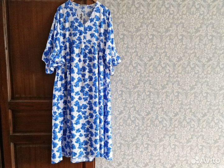 Летнее новое платье 54-60р