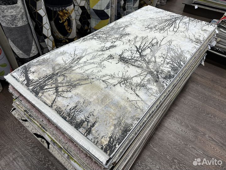 Ковер 1х2м новый Деревья