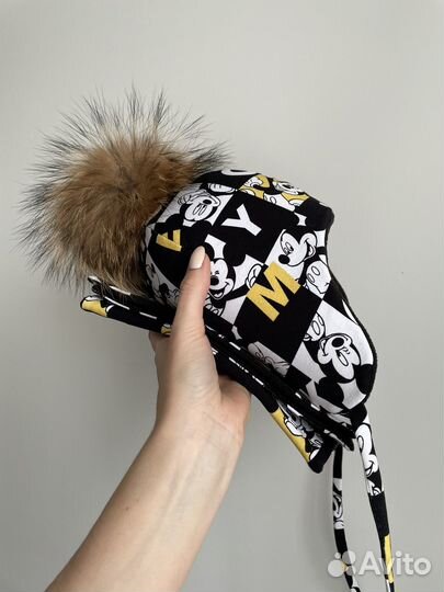 Шапочка с помпоном и снуд