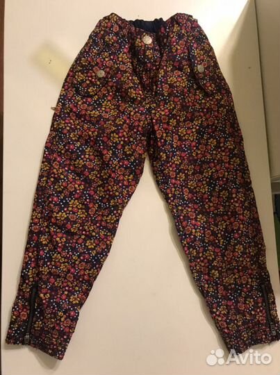 Брюки плащевые для девочки