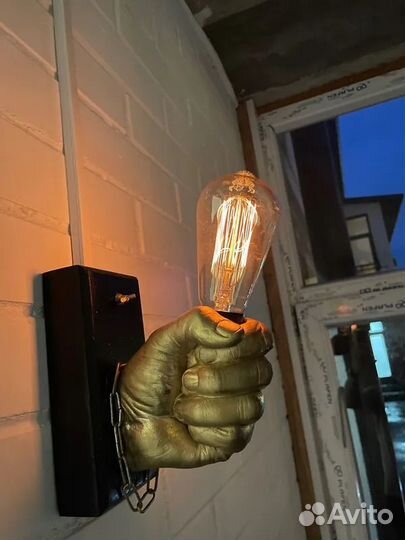 Ретро лампа. Лампа Эдисона. Винтажная лампа