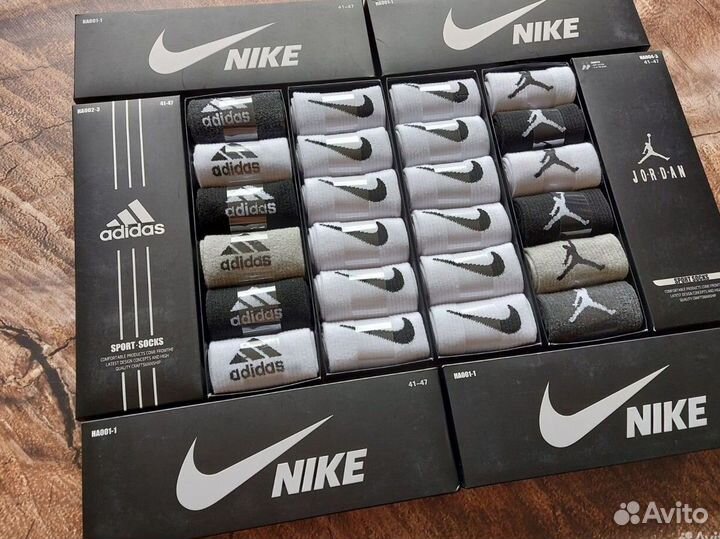 Носки Nike Adidas Jordan качество