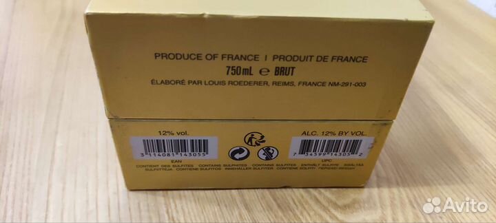 Коробка от шампанского 2009 Louis Roederer Cristal