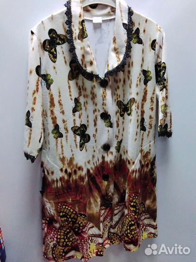 Халат велюровый новый 46р