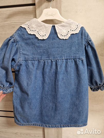Ждинсовое платье для девочки