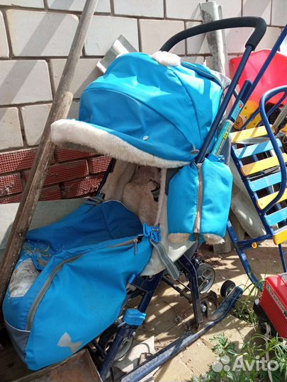 Детские санки коляска