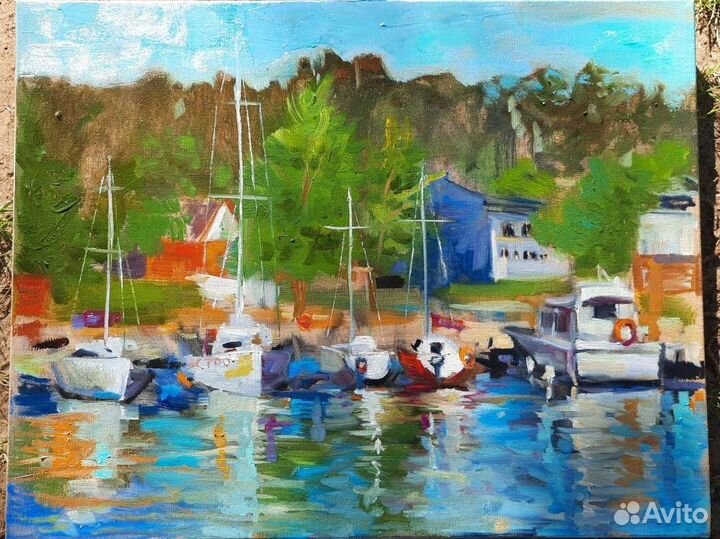 Картина пейзаж маслом 