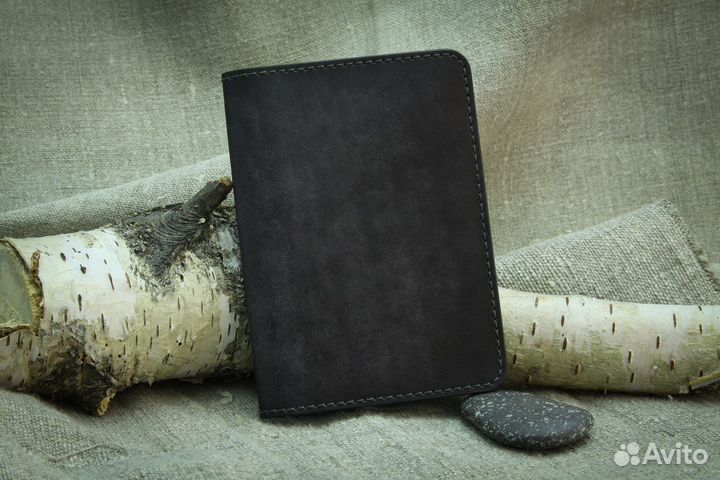 Обложка для документов натуральная кожа