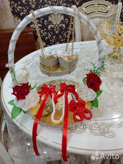 Поднос ножницы для кольцо.Для нивест