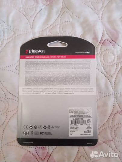SSD Kingston A400 120GB M2 Новый