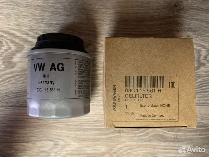 Масляный фильтр VAG, 03C115561H