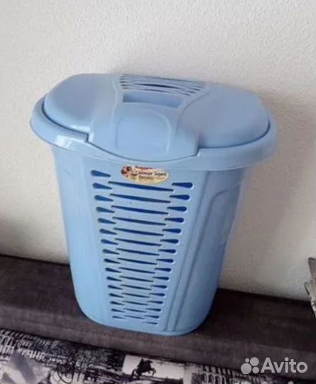 Корзина для хранения с крышкой ручками