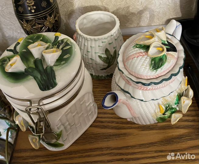 Набор из трёх предметов - керамика ручная работа