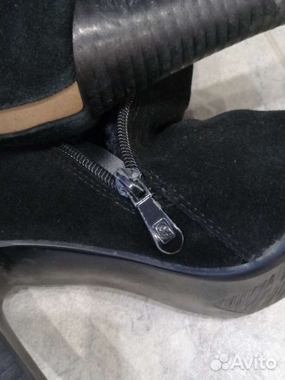 Зимние Сапоги ботфорты