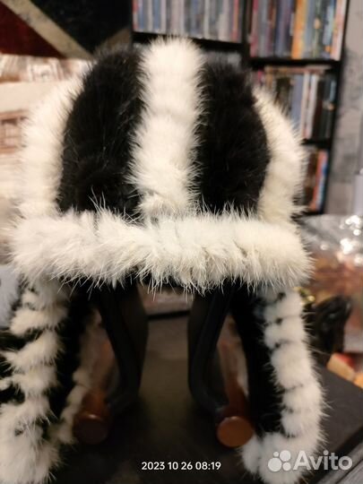 Шапка с норкой с ушками