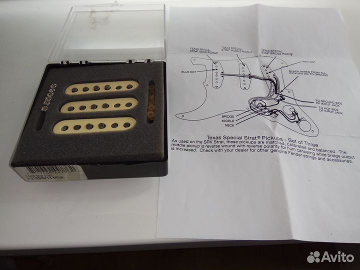 Звукосниматели Texas Special Strat Fender Custom S