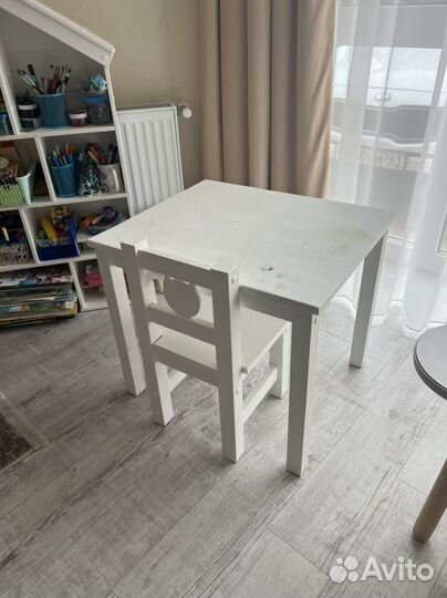 Детский стол и стул