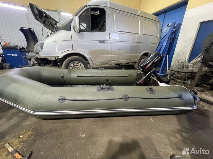 Лодка пвх с мотором 3.5 бу