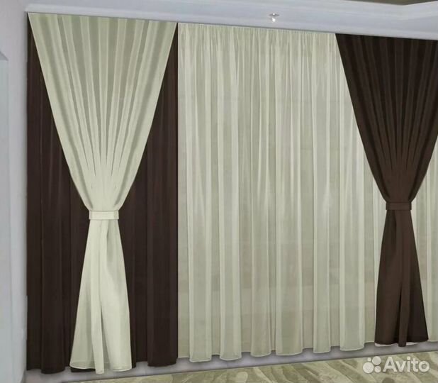 Пошив тюля штор на окно