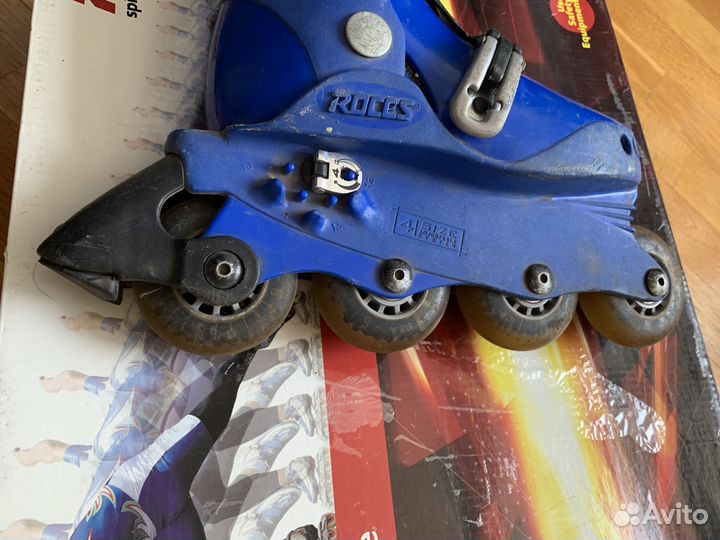 Роликовые коньки roces, 30-36(раздвижные)