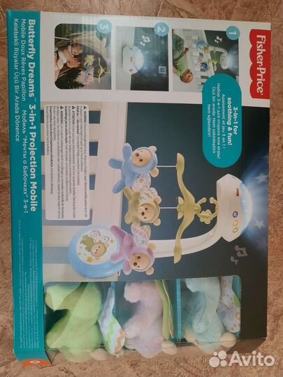 Мобиль на кроватку fisher price