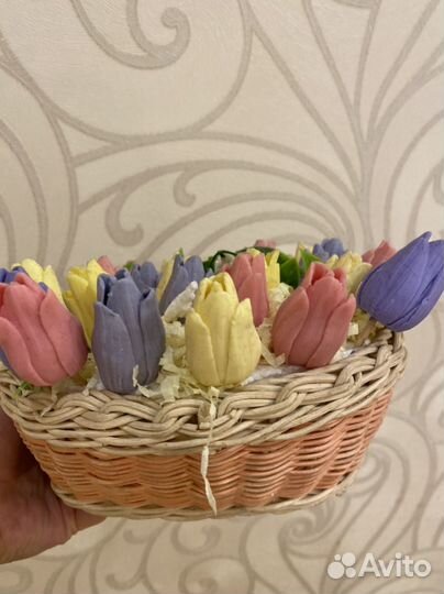 Мыльные цветы букет