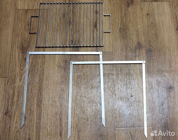 Решетка гриль титановая, таганок, шампура