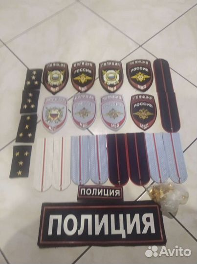 Погоны,шевроны мвд