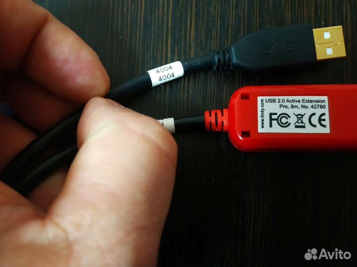 Активный удлинительный кабель.Usb. 8m. Lindy