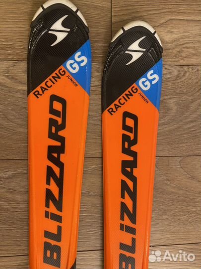 Горные лыжи детские 120 комплект