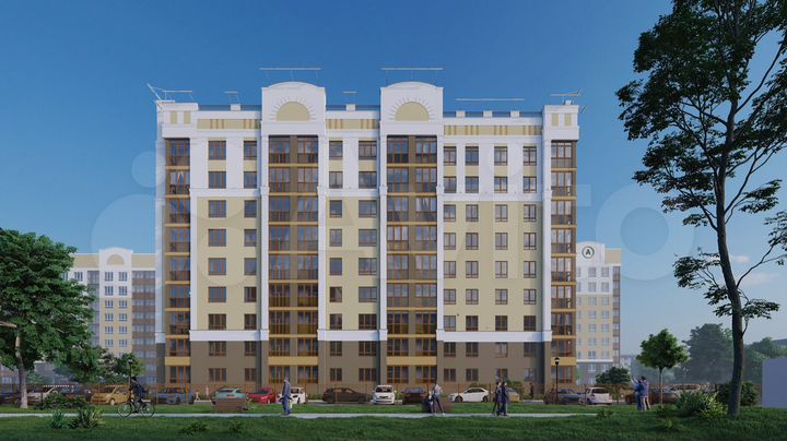 2-к. квартира, 67,8 м², 5/9 эт.