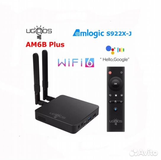 Ugoos AM6B 4/32Gb Wifi6 с настройкой под ключ