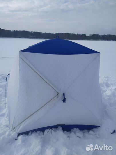 Палатка зимняя пингвин 3местная, трёхслойная