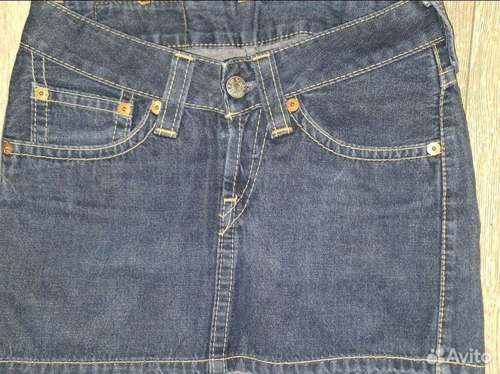 Джинсовая юбка levis