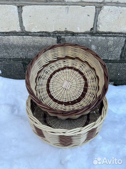 Фруктовница из ивы