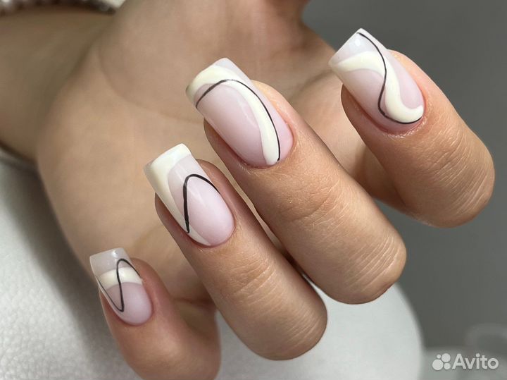 Маникюр наращивание