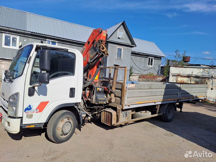 Isuzu NPR с КМУ, 2014