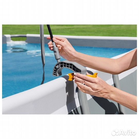 Навес для каркасного бассейна