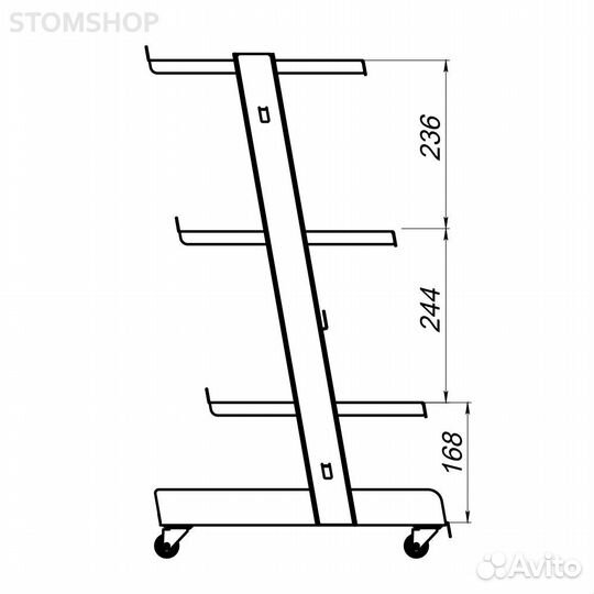 Спп 1.0 М - столик передвижной инструментальный, 4