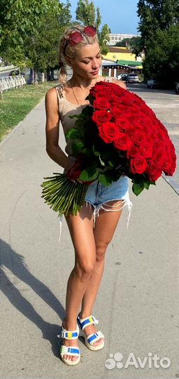 Букеты из 101 розы