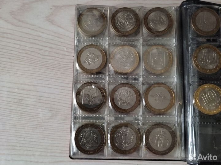 Коллекция 10 рублевых монет
