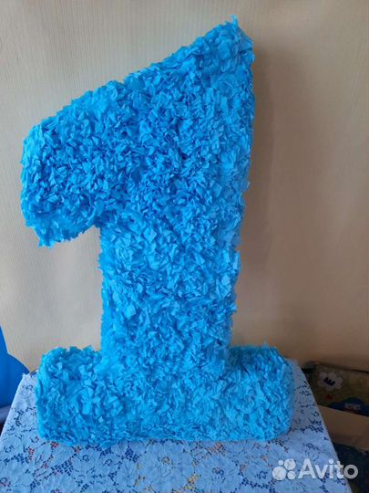 Цифра 1 на годик