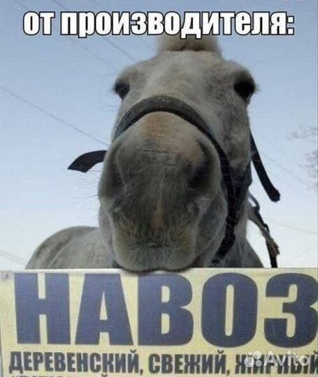 Конский навоз/перегной с доставкой по району