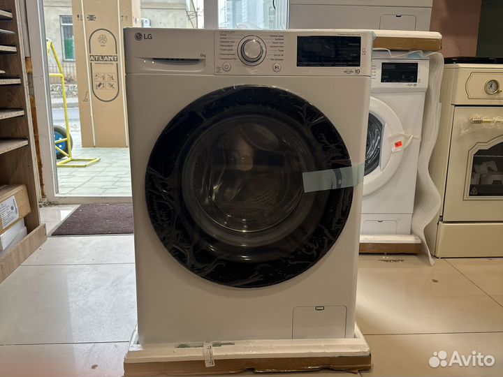 Стиральная машинка lg 6кг большим люком