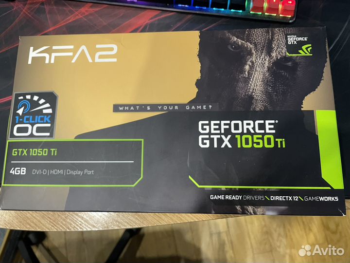 Видеокарта kfa2 gtx 1050 ti