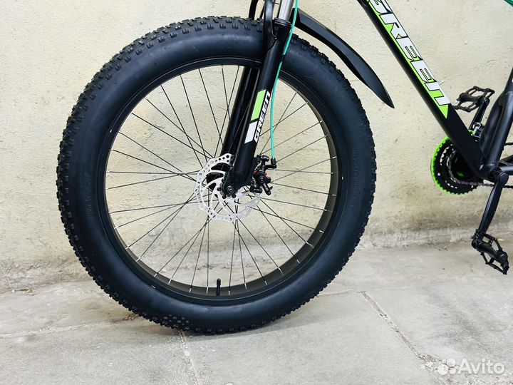Фэтбайк 26R 2023г (черно-зеленый)